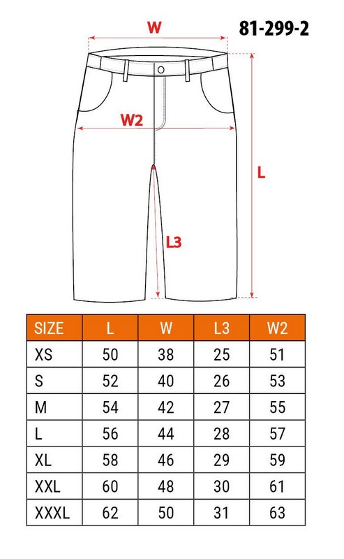 Krótkie spodenki mix&match 2WAY stretch grafit rozmiar L
