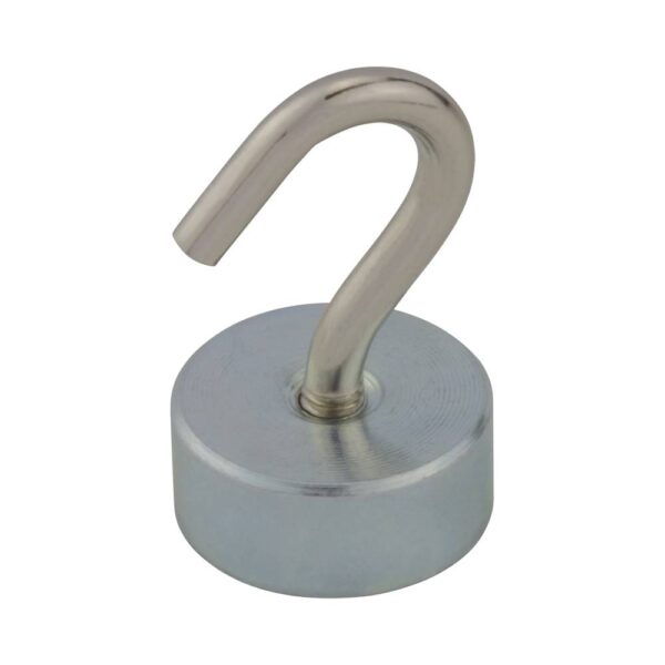 Magnes neodymowy okrągły z haczykiem M4 19*8mm 2 szt stahl