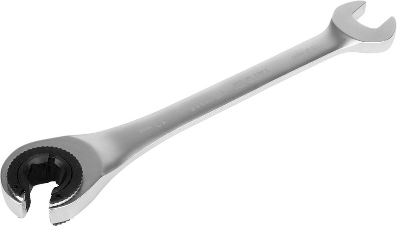 Klucz półotwarty z grzechotką 13mm.