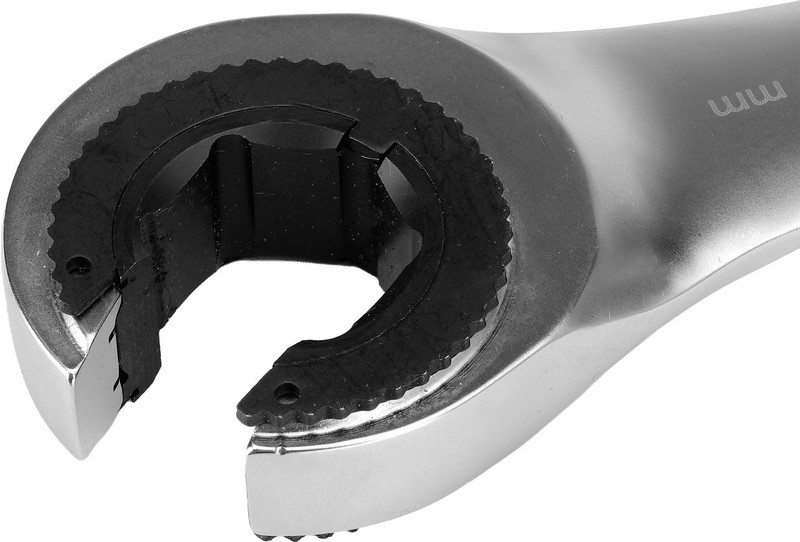 Klucz półotwarty z grzechotką 12mm.
