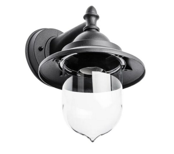 Lampa ogrodowa toskana-ad kinkiet prosty, czarna