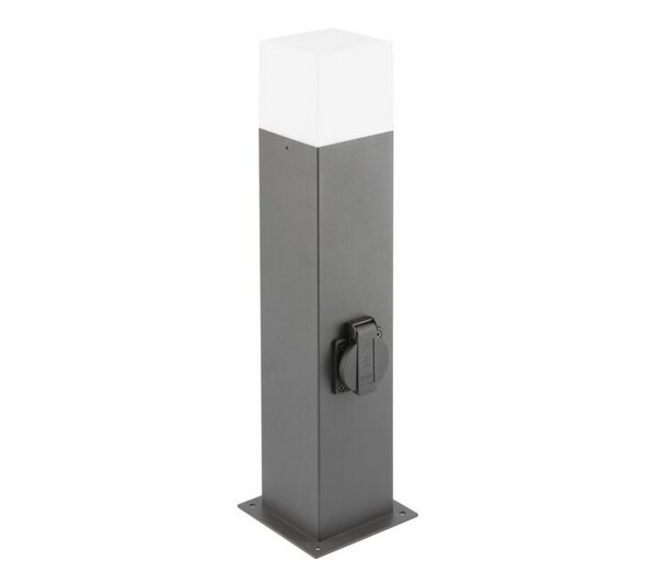 Lampa ogrodowa LARGO-P,MAX.2500W słupek, grafit