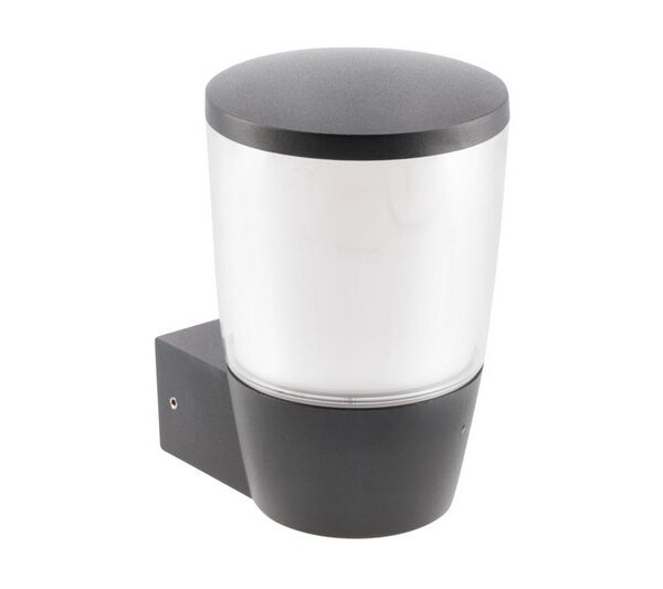 Lampa ogrodowa tot-au MAX.15W kinkiet prosty górny, czarna