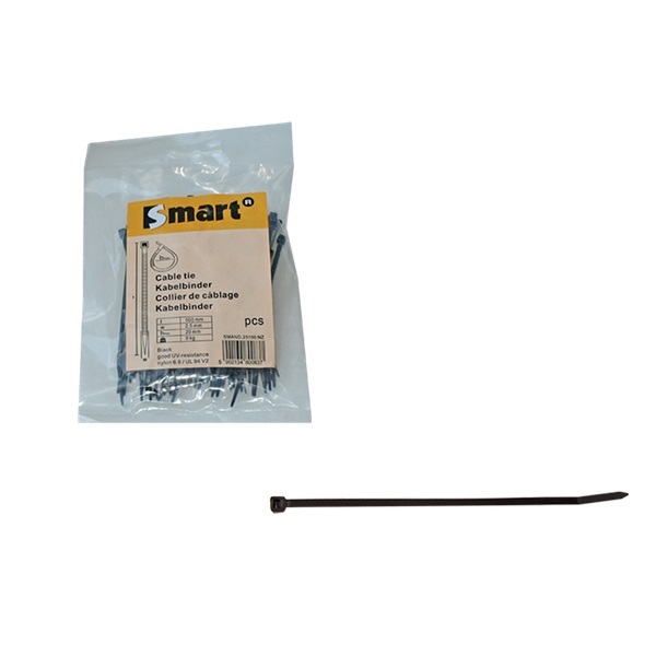Opaska kablowa 100szt. nylon czarna 9.0*760mm
