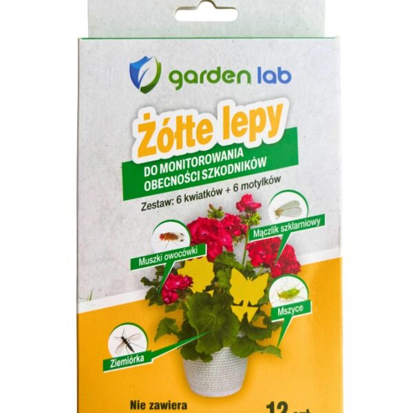 Żółte lepy przeciwko insektom 12 szt