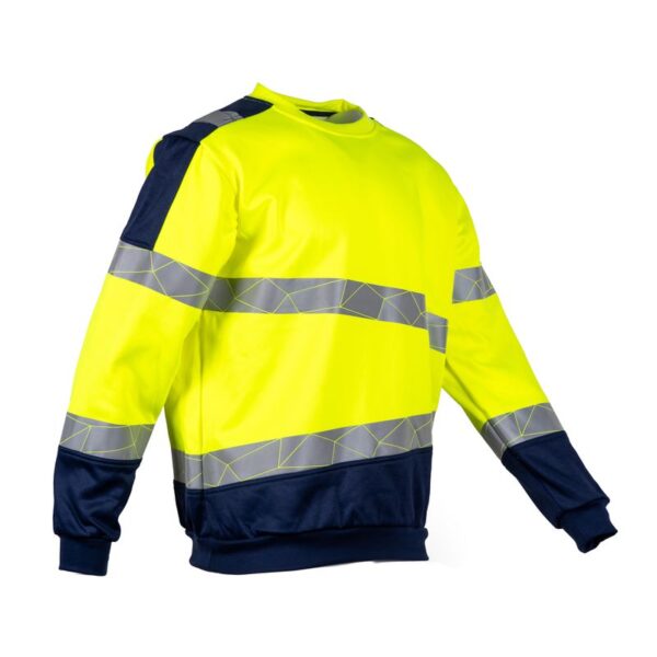 Bluza robocza ostrzegawcza żółto-granatowa rozmiar L