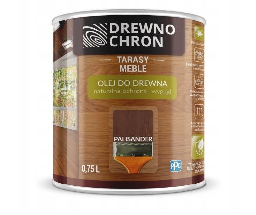 Drewnochron olej do drewna palisander 0.75 L.