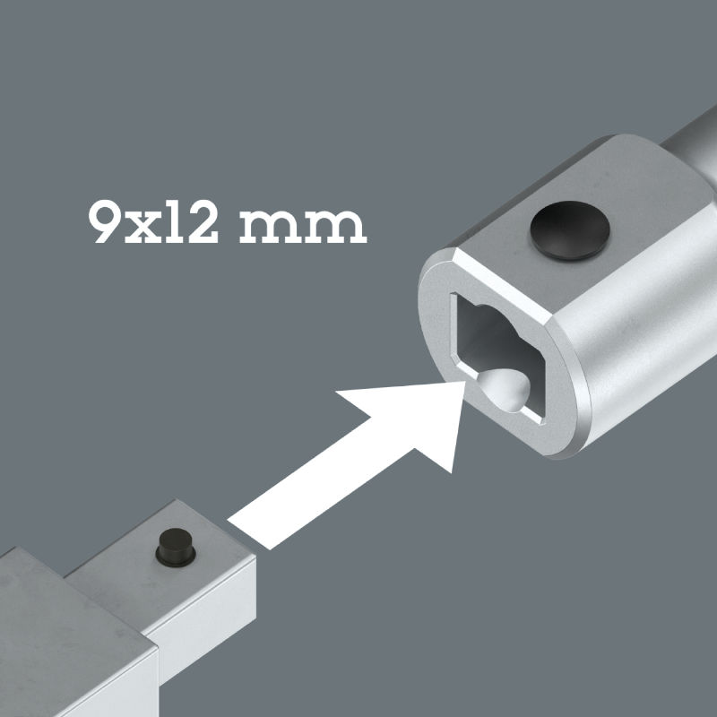 Rękojeść x-power 400mm wtyk 9*12mm
