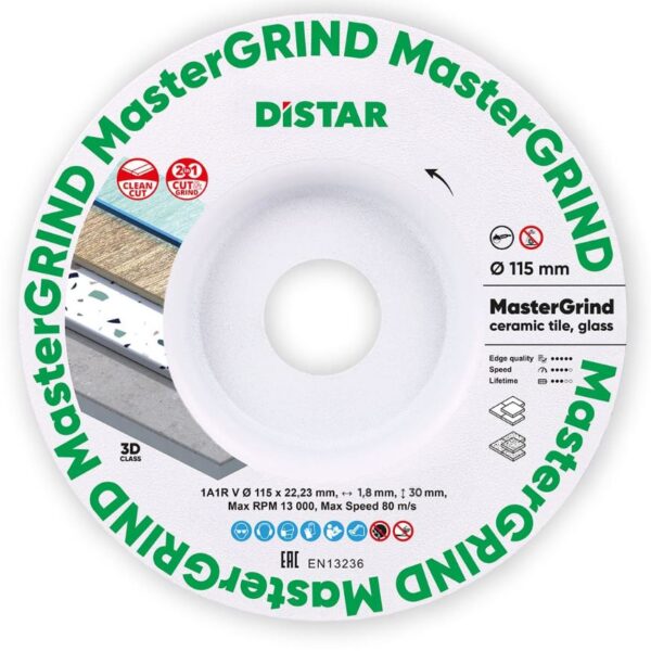 Tarcza diamentowa mastergrind 115*1.8/1.5*30*22.23
