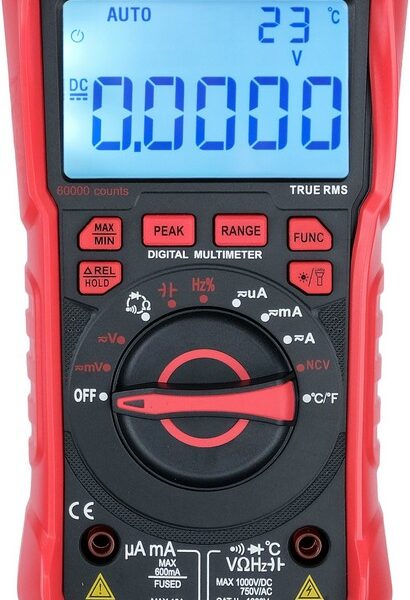 Miernik cyfrowy true RMS LCD 60000.