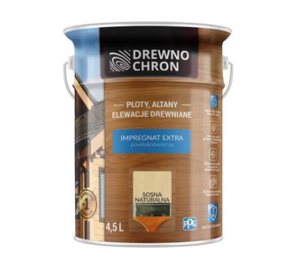 Drewnochron impregnat powłokotwórczy sosna naturalna 4.5L