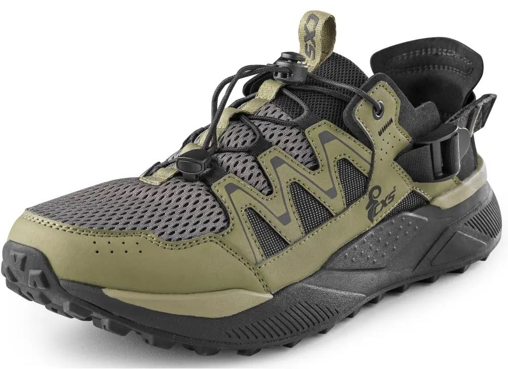 Półbuty / sandały CXS REG, khaki-czarny, rozmiar 42