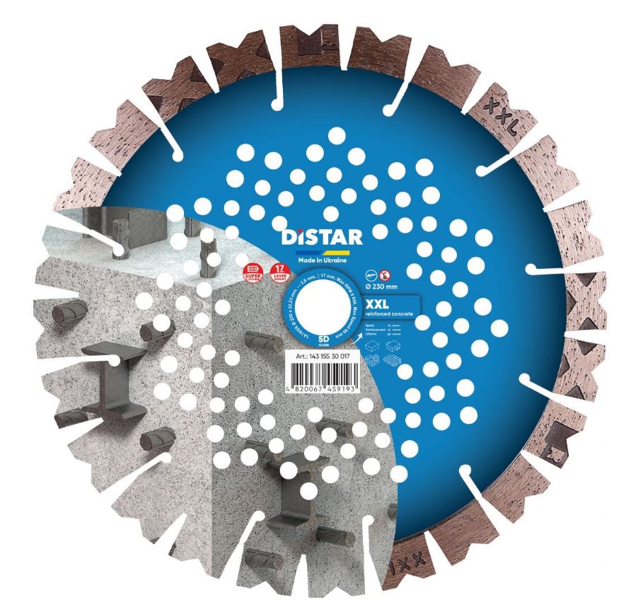 Tarcza diamentowa XXL 1A1RSS 230*2.8/2.0*17*22.23-24