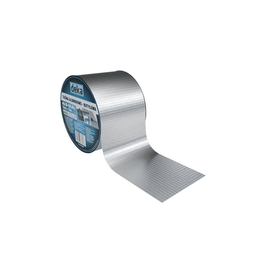 Taśma uszczelniająca dekarska alubutyl 10cm*10mb aluminiowy
