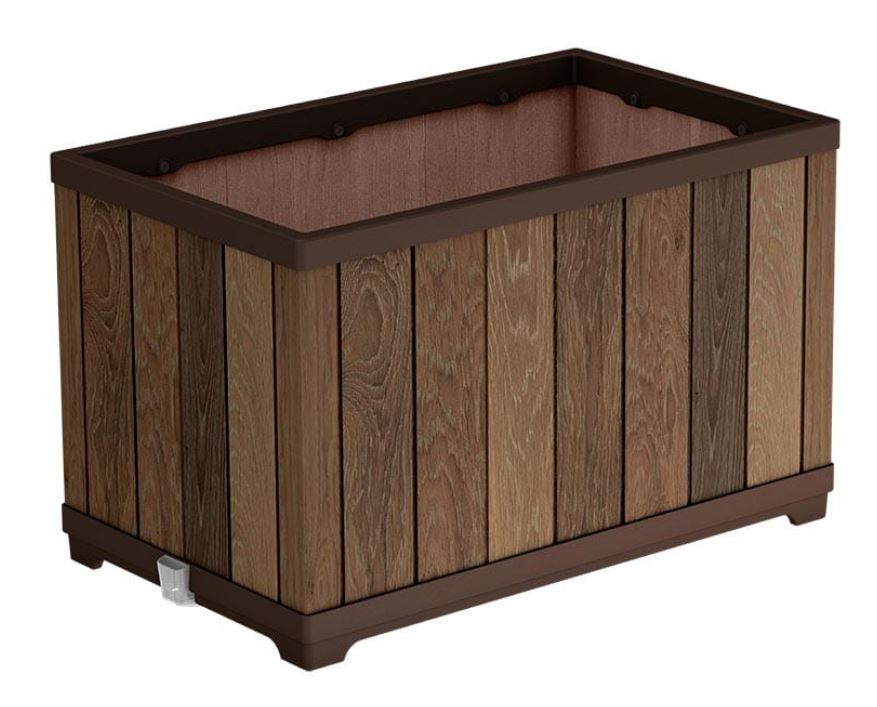 Donica prostokątna Keter planter decocoat walnut