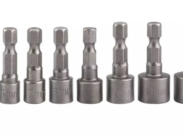 Zestaw nasadek do wkrętarki 5/6/7/8/9/10/11/13mm, HEX 8 szt