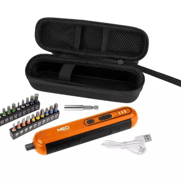 Wkrętak akumulatorowy 4V, li-ion, usb-c