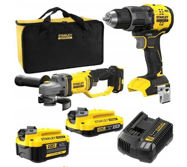 Zestaw 18V V20 SFMCD716 + SFMCG400 1*2.0AH 1*4.0AH torba