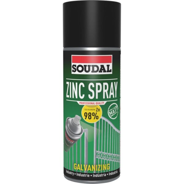 Preparat ocynk w sprayu zinc spray matowy 98% acryl 400ml