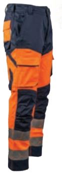 Spodnie robocze ostrzegawcze pomarańczowe rozmiar L