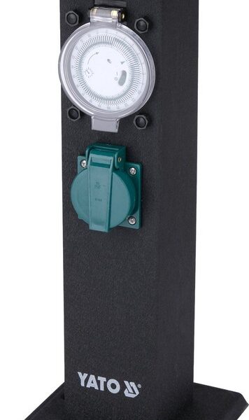 Gniazdo ogrodowe słupek stalowy IP44 2*230V