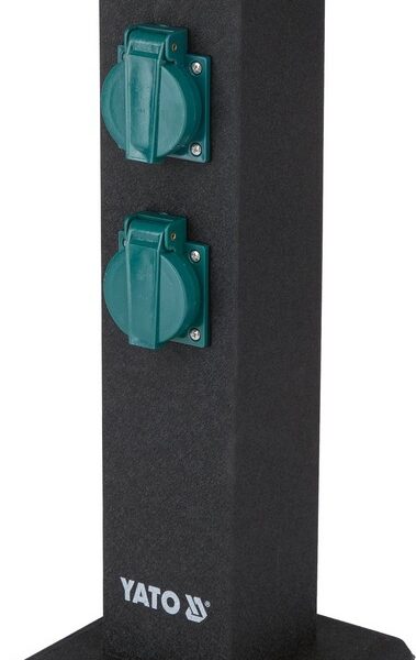 Gniazdo ogrodowe słupek stal IP44 4*230V