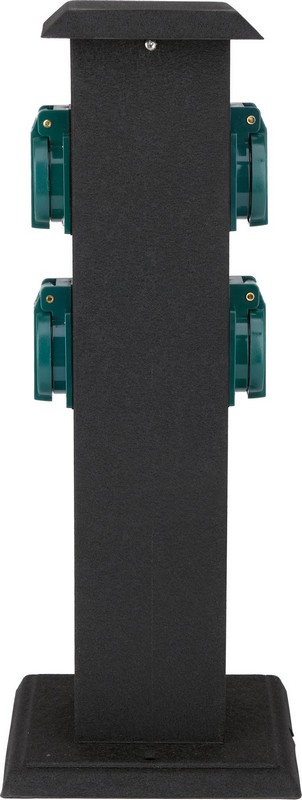 Gniazdo ogrodowe słupek stal IP44 4*230V