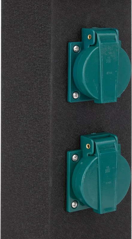 Gniazdo ogrodowe słupek stal IP44 4*230V