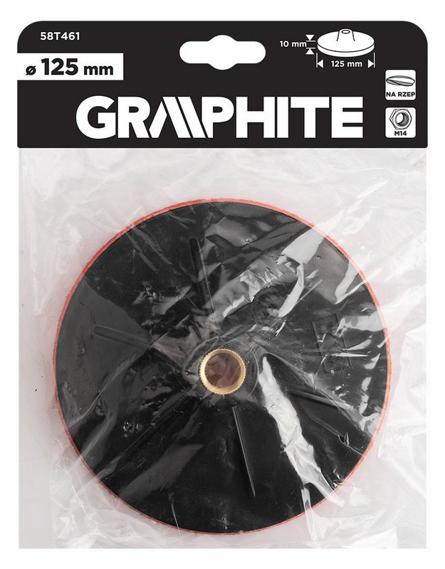 Tarcza z rzepem 125*10mm M14