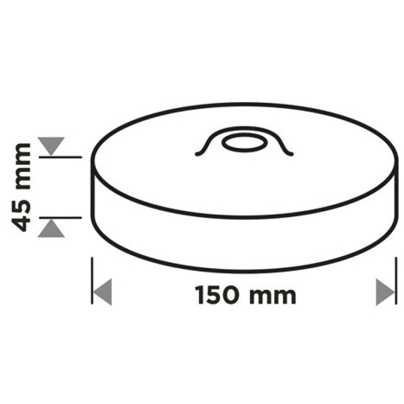 Gąbka polerska z tarczą 125mm M14