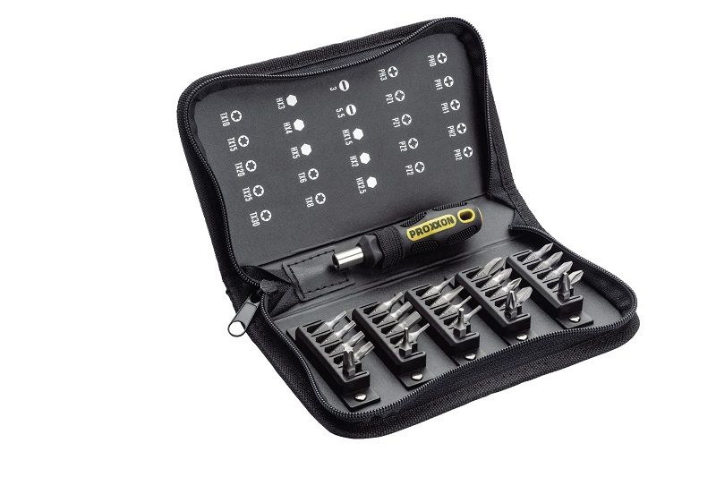 Zestaw bitów z rękojeścią mini flex-dot w etui, 26 szt.