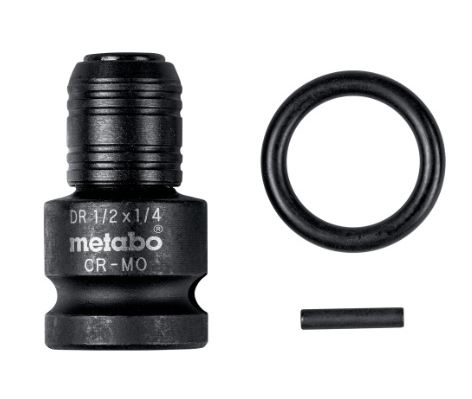 Adapter udarowy 1/2' - 1/4' z pierścieniem i trzpieniem