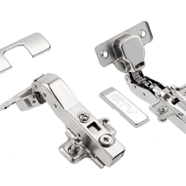 Zawias wpuszczany samodomykający / hydrauliczny KĄT.45 PRO