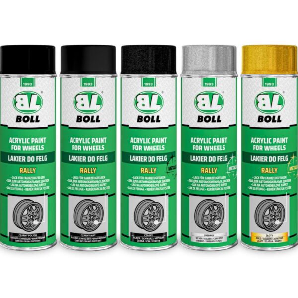 Lakier do felg czarny metallic Boll spray 500 ml