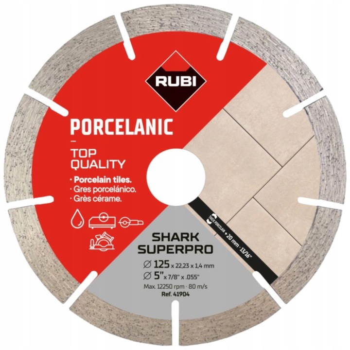 Tarcza diamentowa shark superpro blade 125