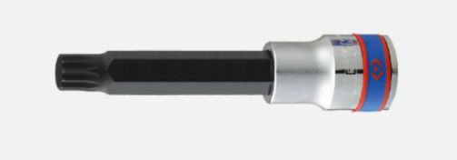 Nasadka trzpieniowa długa 1/2'' z końcówką spline M7*100mm