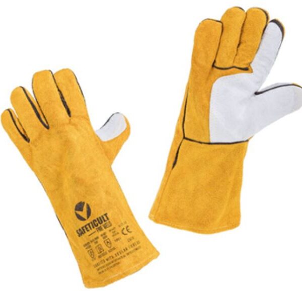 Rękawice spawalnicze gold/fireweld kevlar