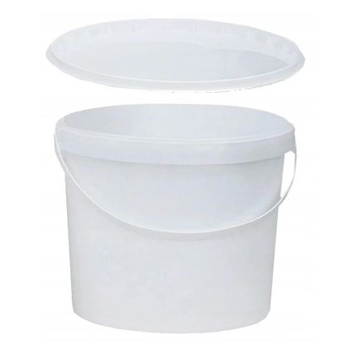 Pojemnik plastikowy wiaderko z pokrywką Boll 10L