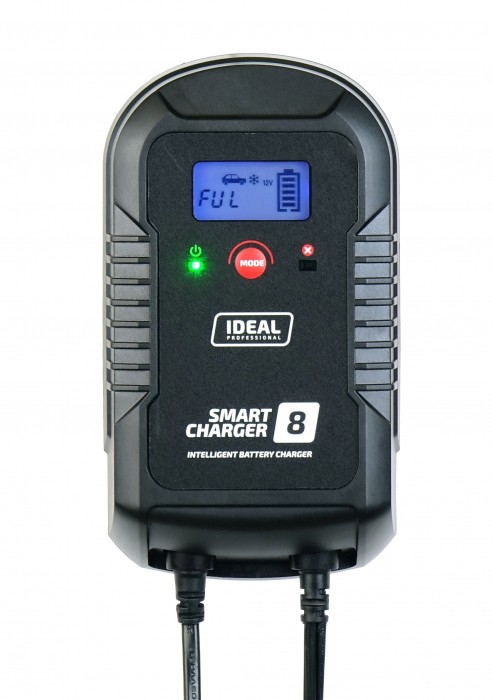 Prostownik inteligentny do ładowania smart charger 8 LCD