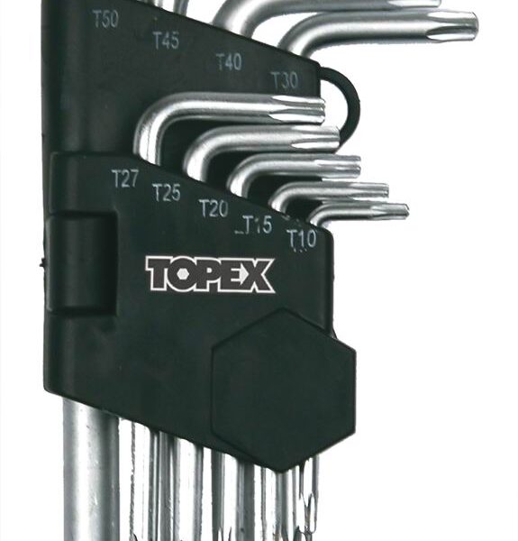 Klucze torx 9 sztuk  T10-T50mm