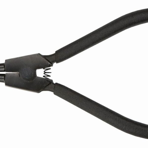 Szczypce segera zewnętrzne wygięte 180mm rączki powłoką PCV