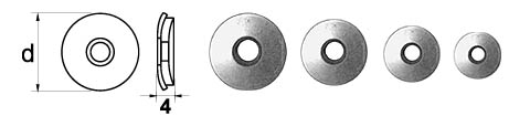 Podkładka epdm 18*2.5mm FI 6.3