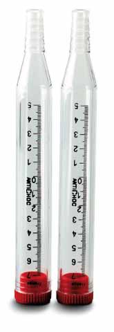 Fiolki cylindryczne do poziomicy wodnej 20cm SZT.2 [K]