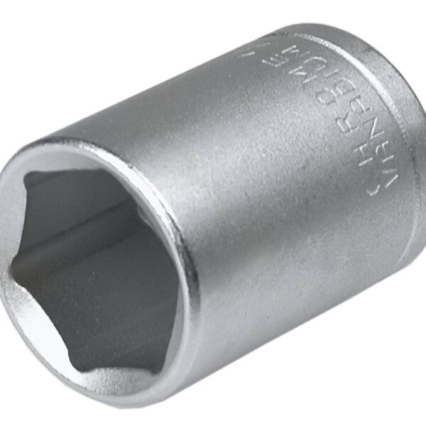 Nasadka krótka 6-KĄTNA chromowana 1/2'' 10mm